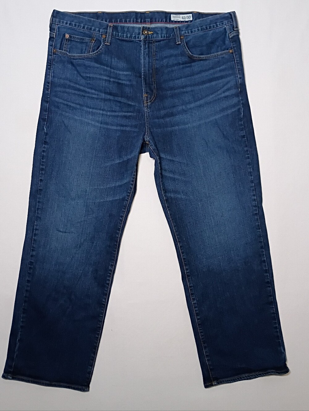 Cremieux Premium Denim Mens Relaxed Fit Jeans 42X30 Dark Wash